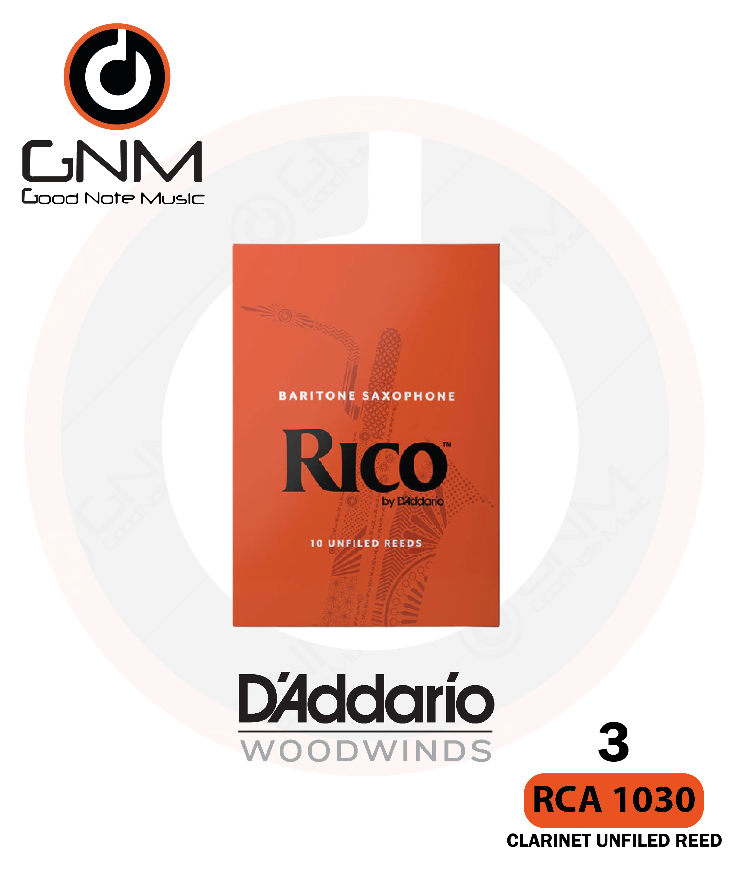 Rico Clarinet Reeds RCA1030 (กล่อง10 ชิ้น)