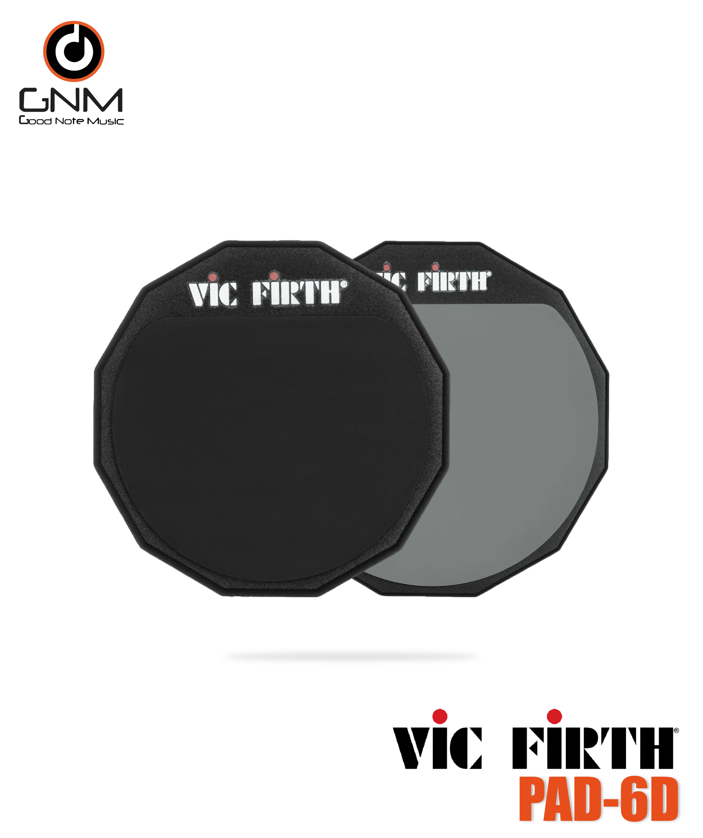 แป้นซ้อมกลอง 6 นิ้ว VIC FIRTH PAD6D (DOUBLE-SIDED)