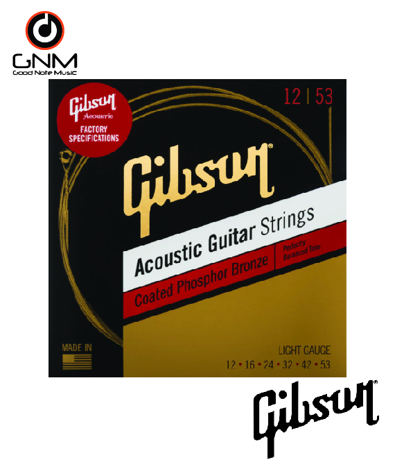 สายโปร่ง Gibson SAG-CPB12 12/53