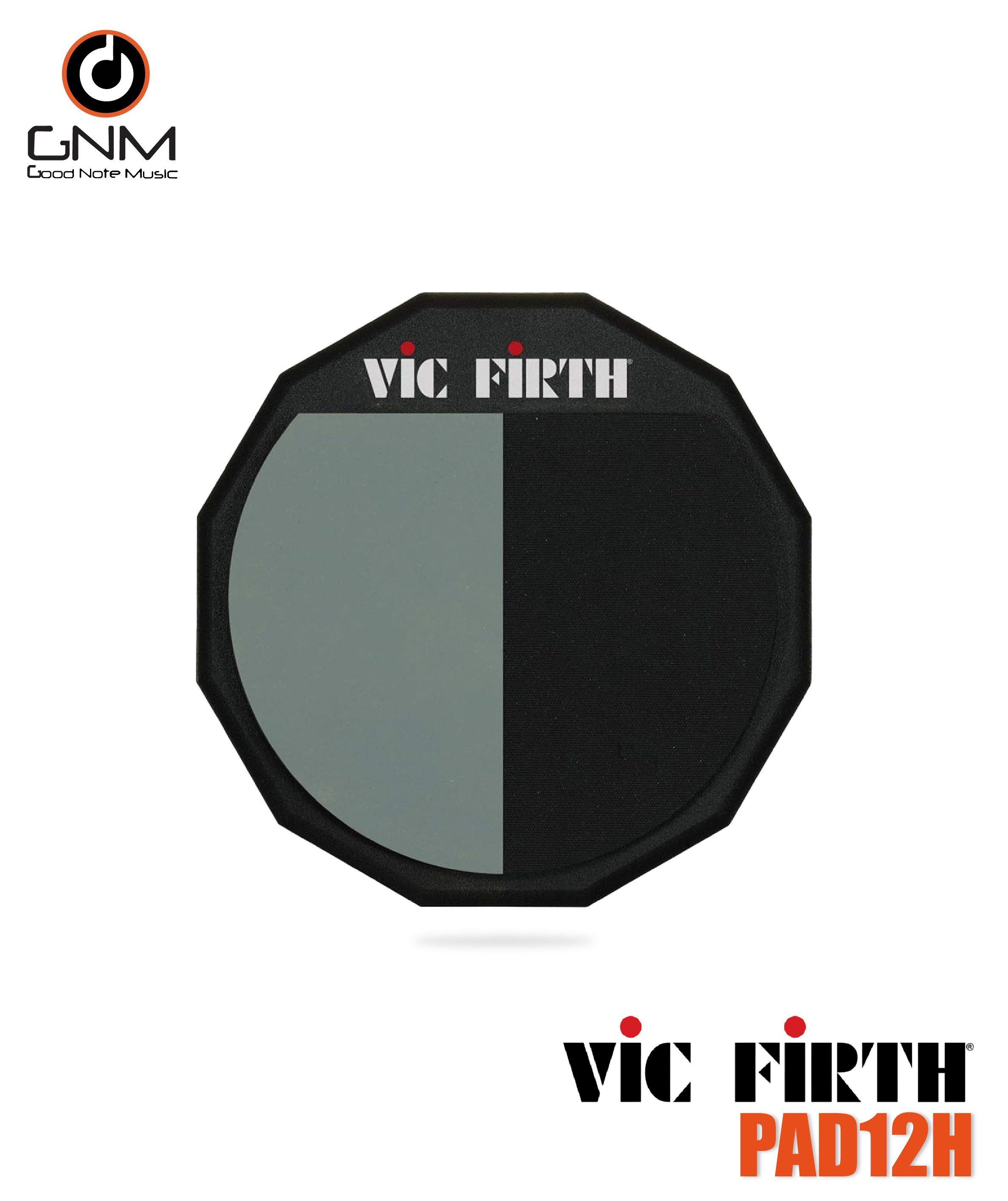 แป้นซ้อมกลอง 12 นิ้ว VIC FIRTH PAD12H