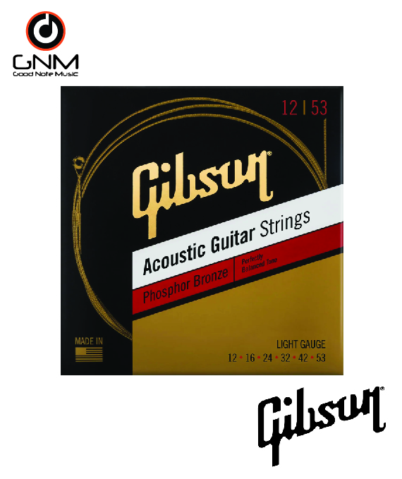 สายโปร่ง Gibson SAG-PB12-1 12/53