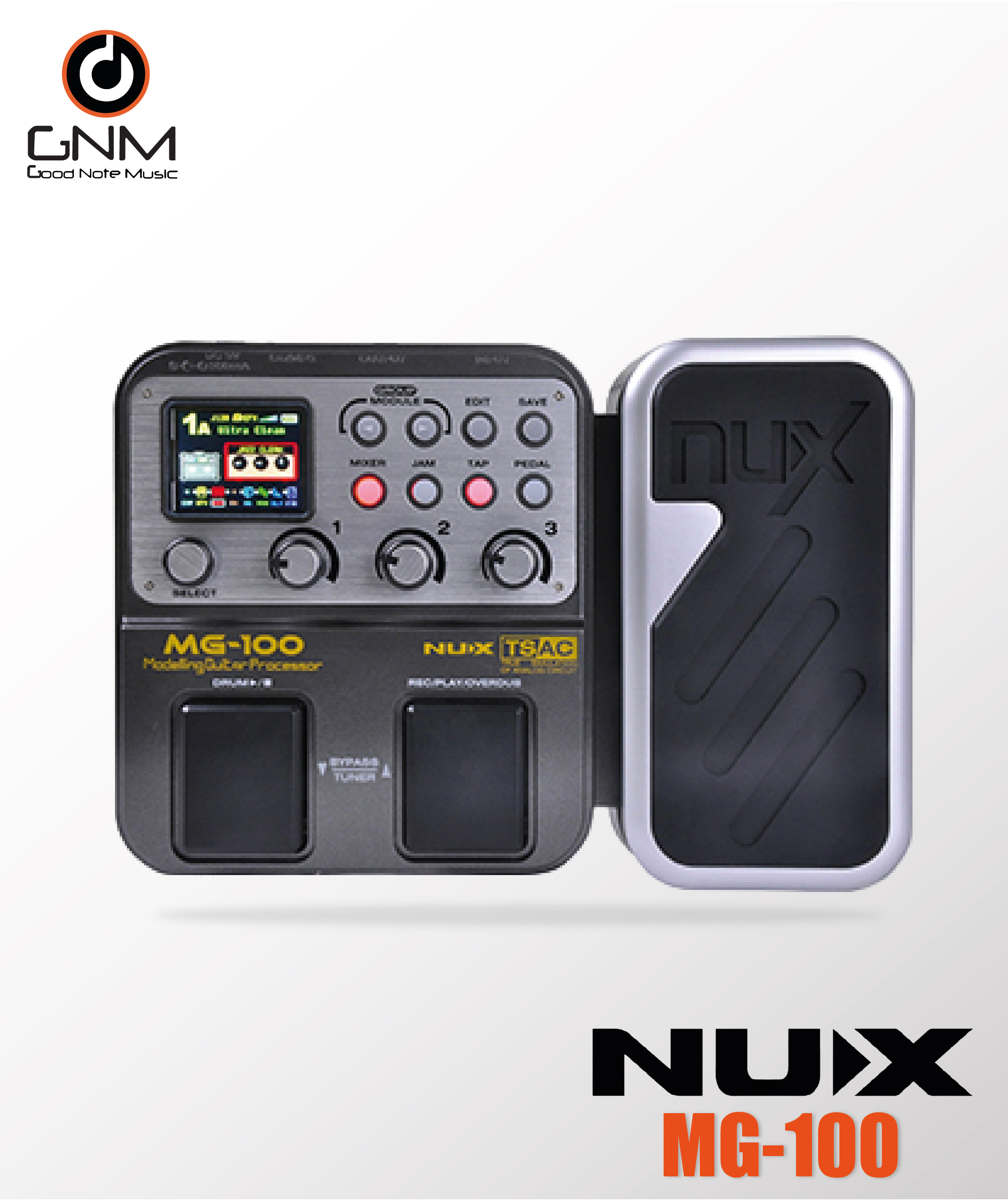 มัลติเอฟเฟคกีตาร์ NUX MG-100