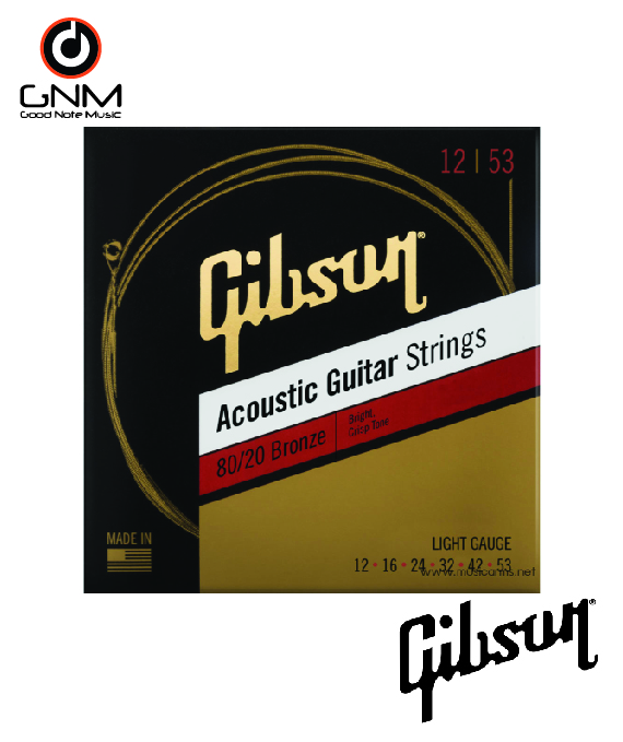 สายโปร่ง Gibson SAG-BRW12-1 12/53