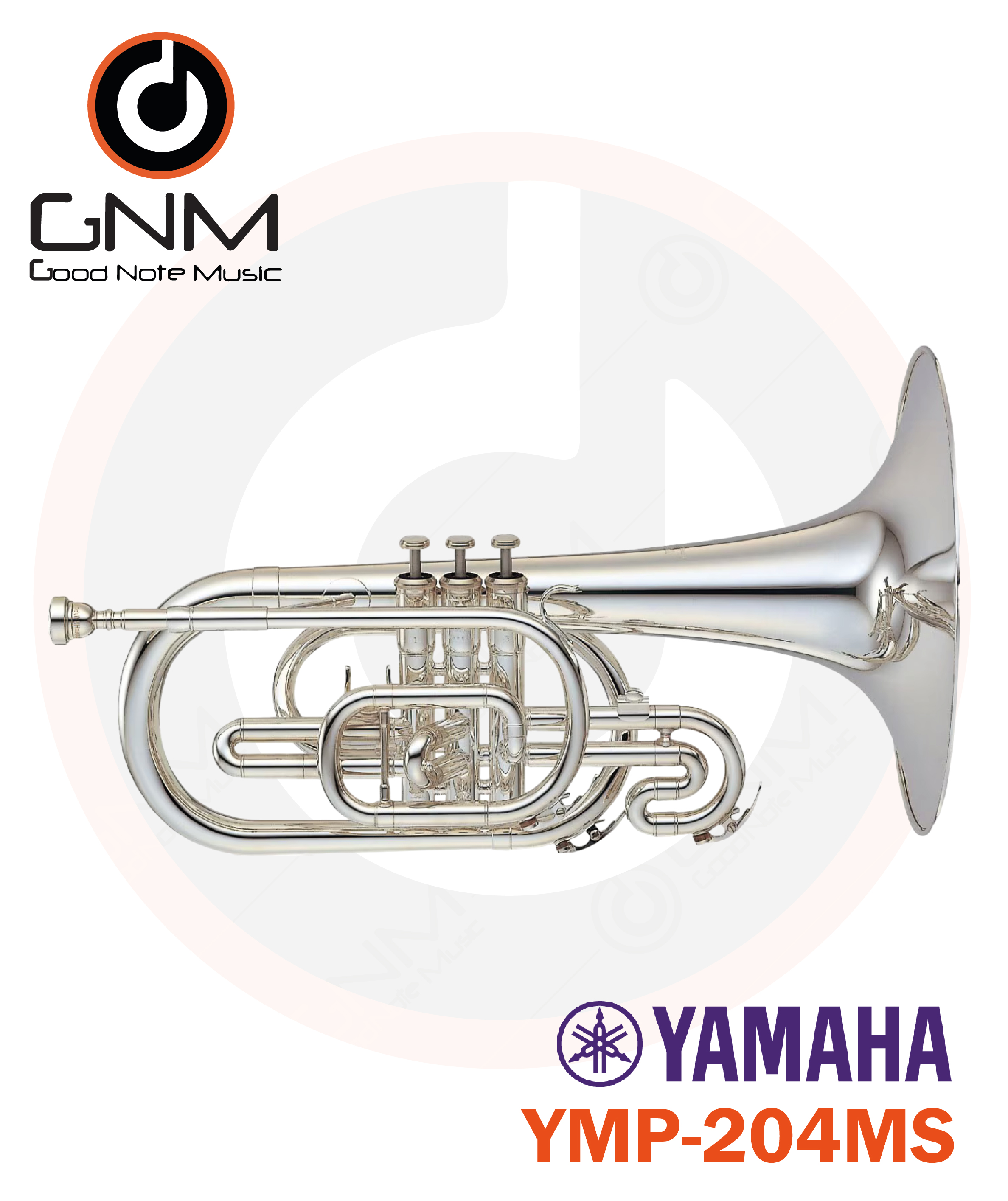 Yamaha YMP-204MS Marching Mellophone เมลโลโฟน