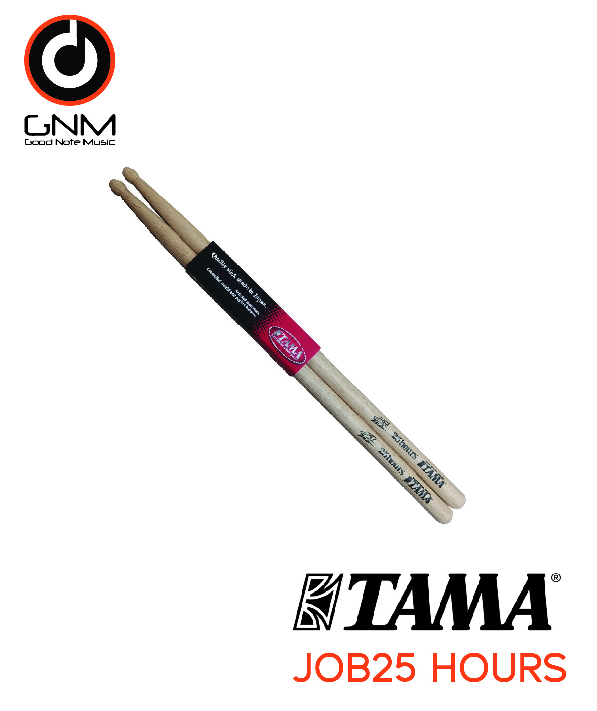ไม้กลอง TAMA JOB25 HOURS