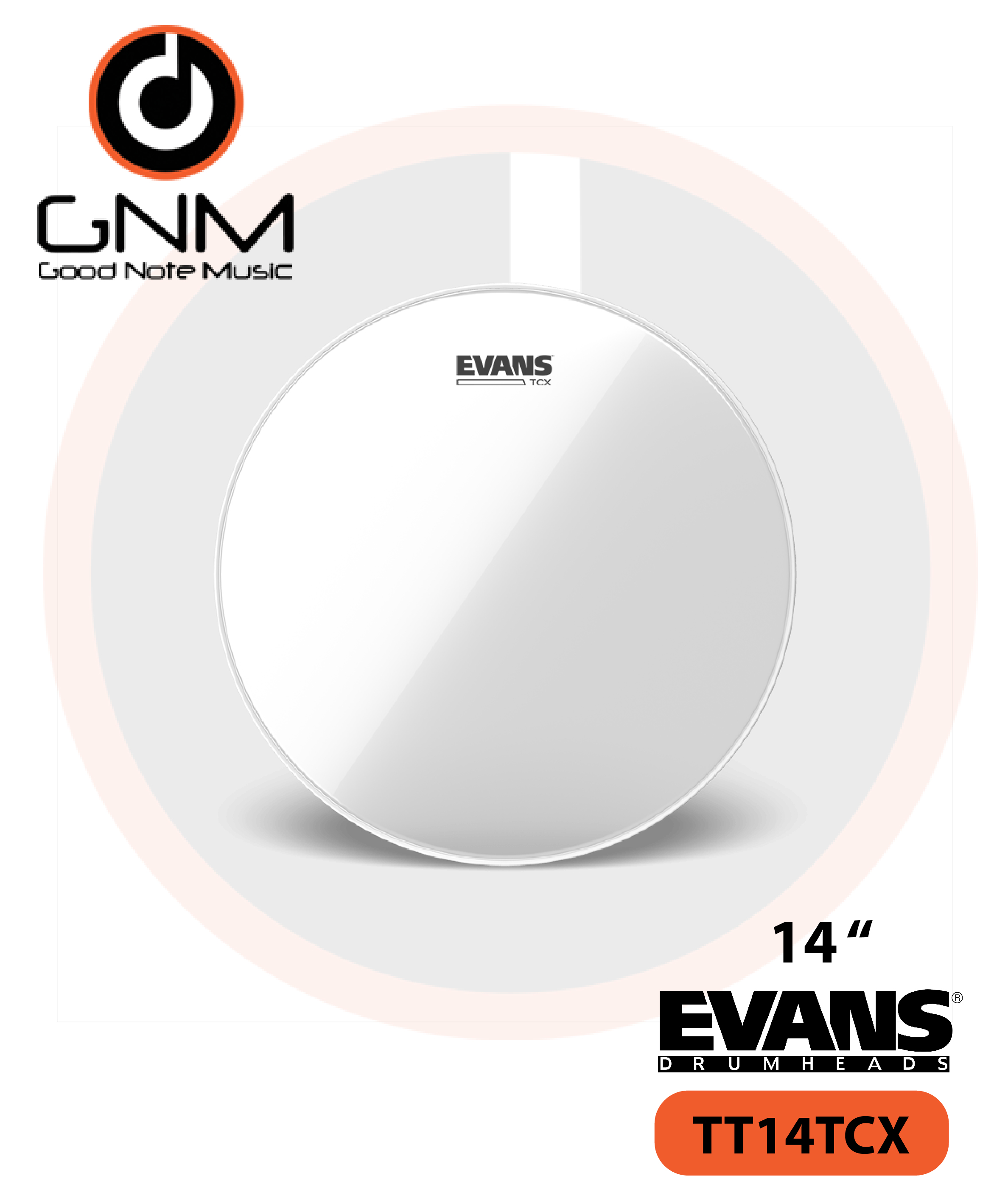 หนังกลอง EVANS TT14TCX Marching Tenor