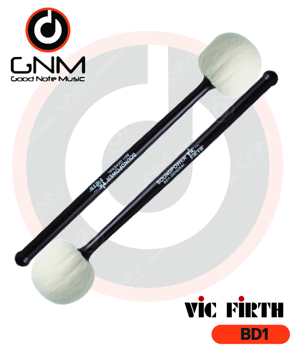 ไม้กลองใหญ่คอนเสิร์ต Vic Firth BD1