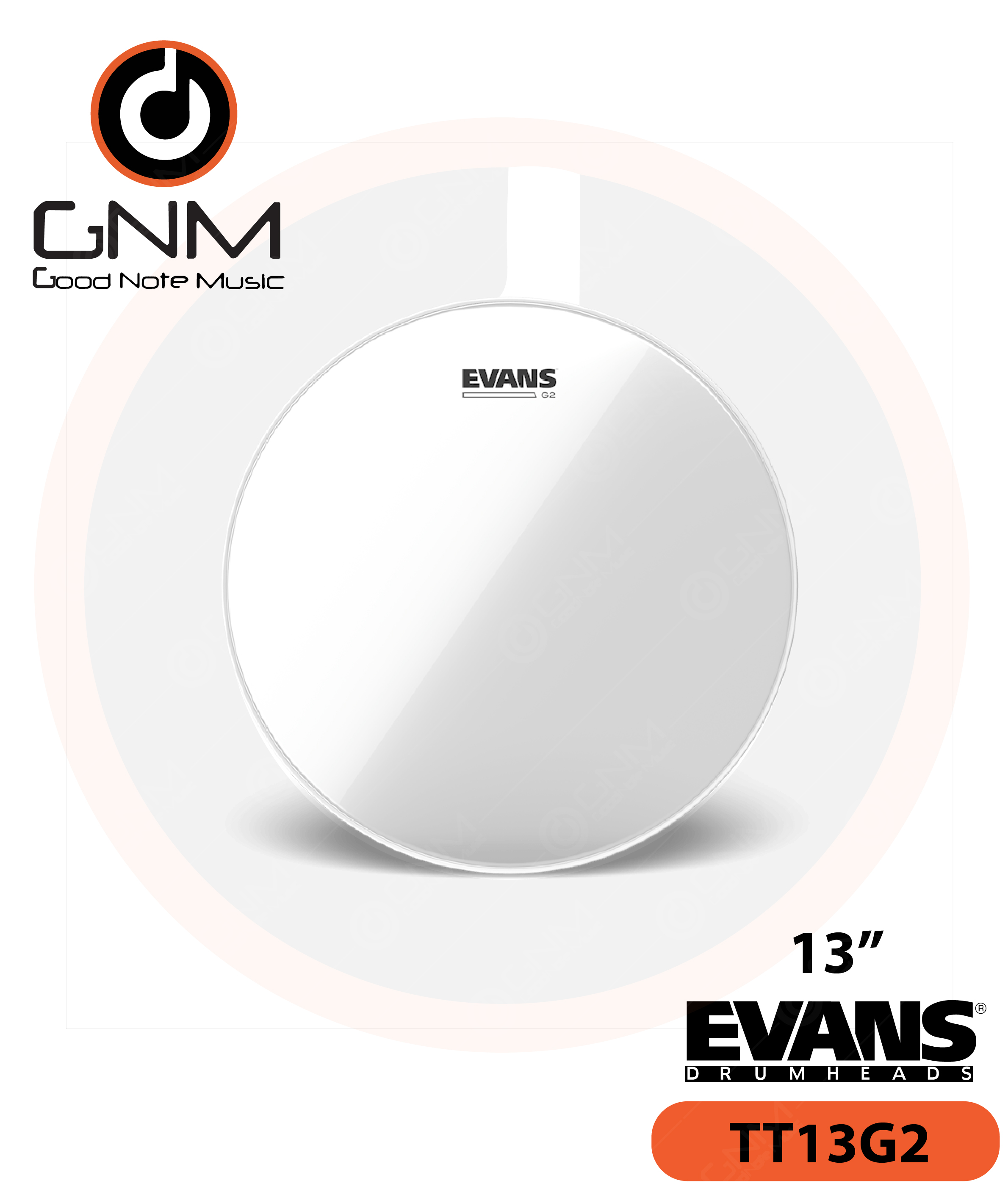 หนังกลอง EVANS TT13G2 Tom