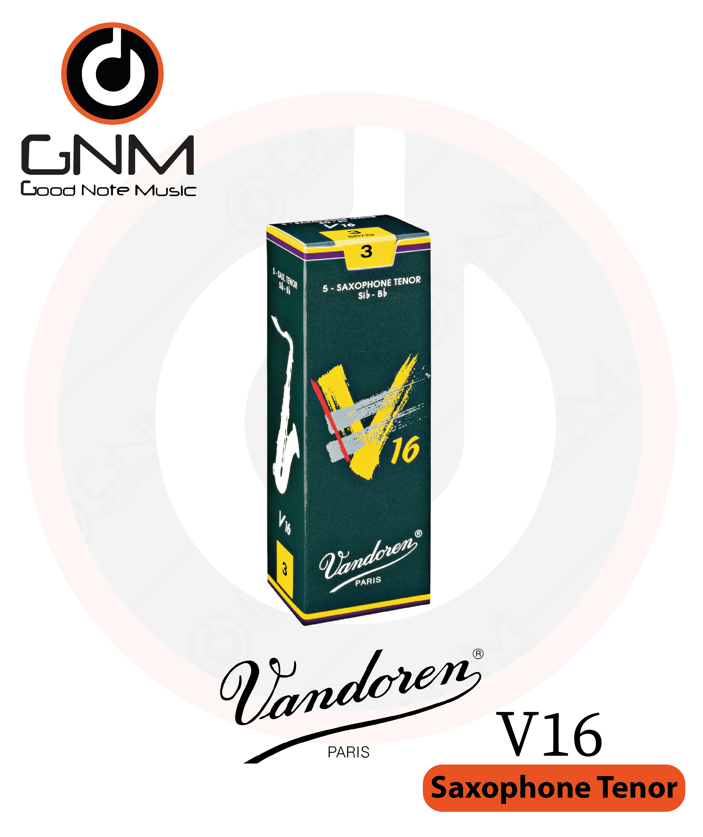 Vandoren V16 Tenor Saxophone Reeds ลิ้นเทเนอร์แซกโซโฟนรุ่น V16 (1 ชิ้น)