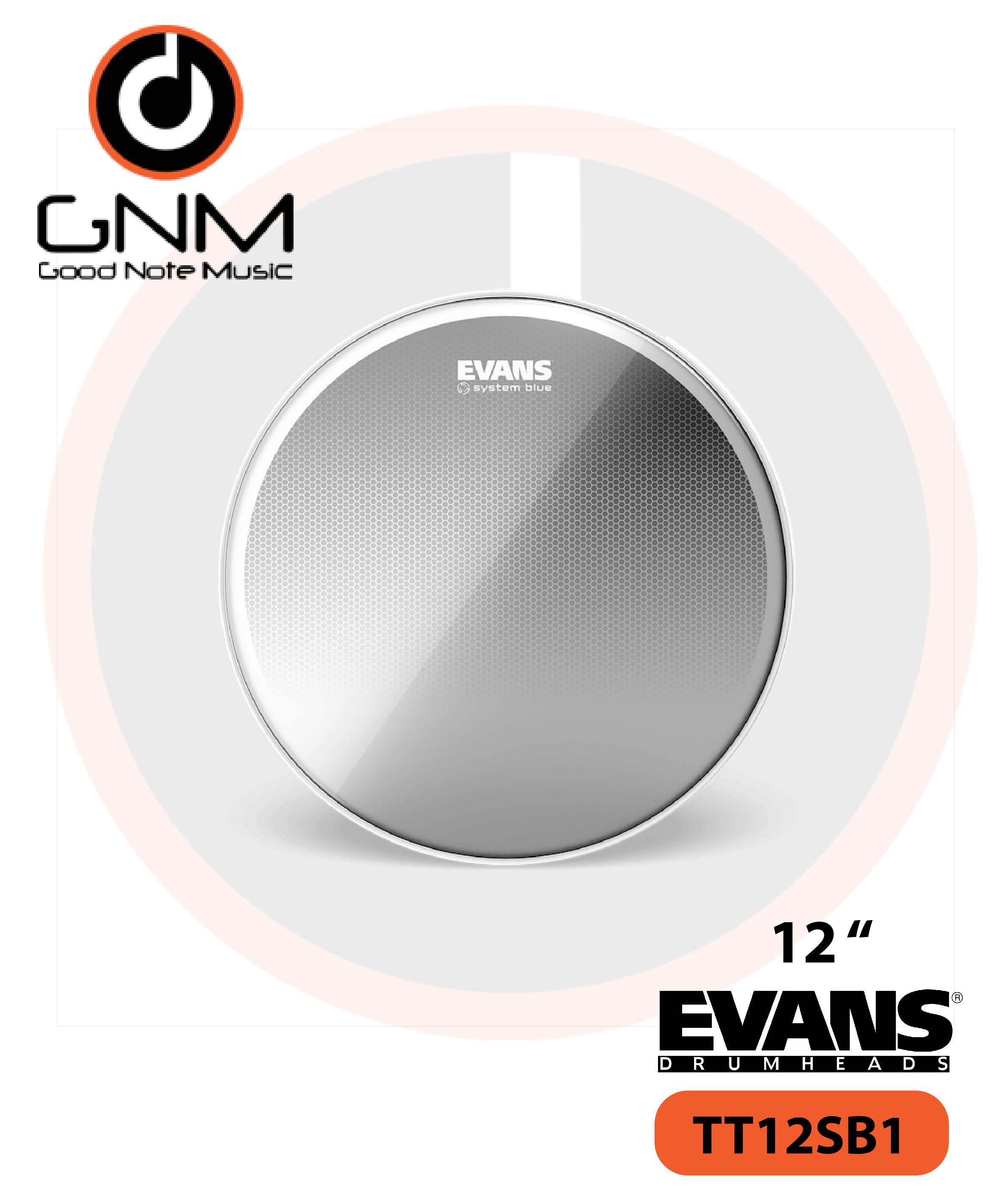 หนังกลอง EVANS TT12SB1 Marching Tenor