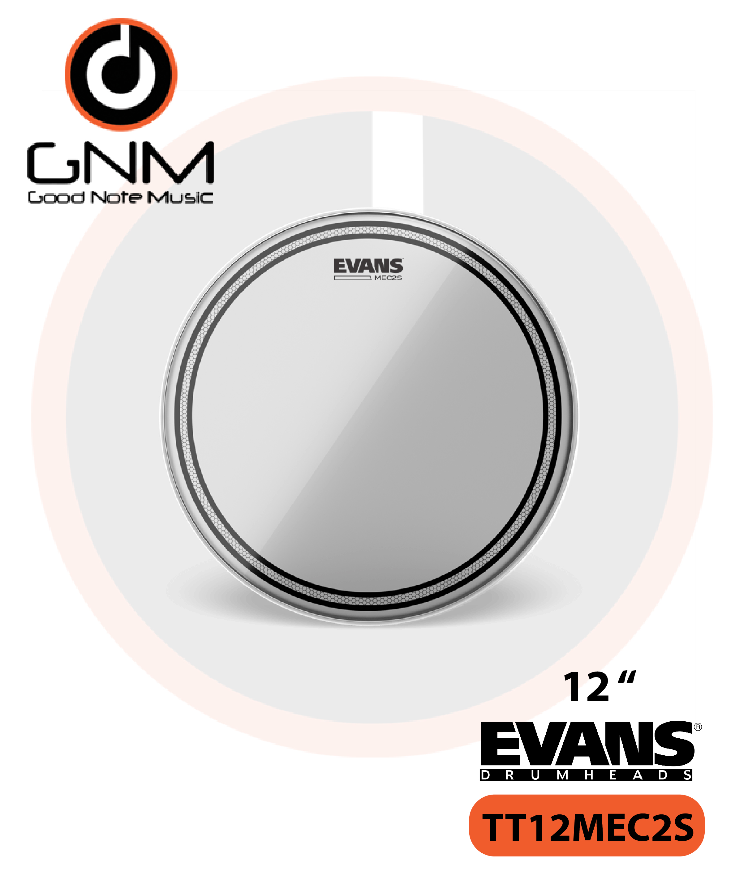 หนังกลอง EVANS TT12MEC2S Marching Tenor