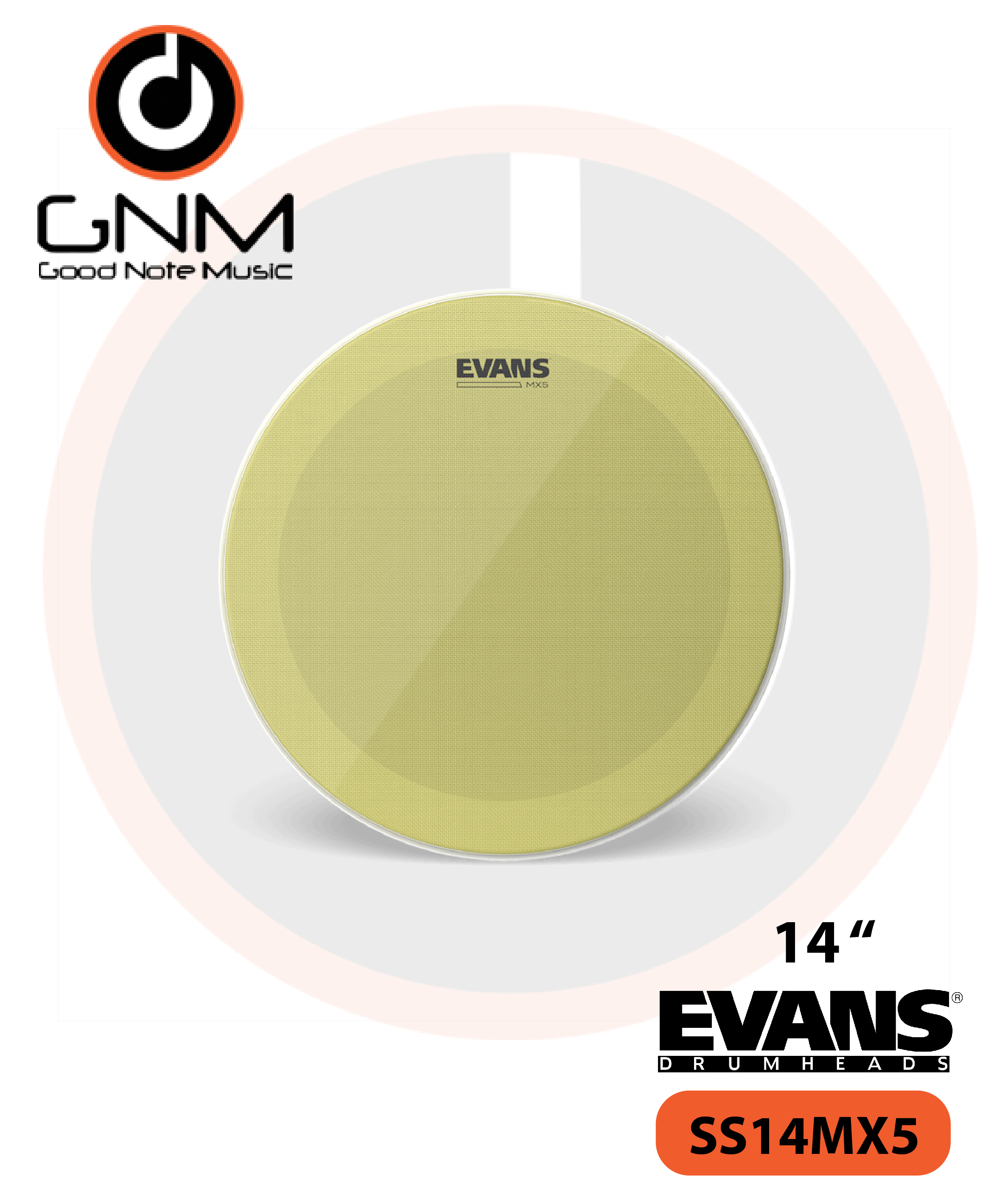 หนังกลอง EVANS SS14MX5 Marching Snare (ล่าง)