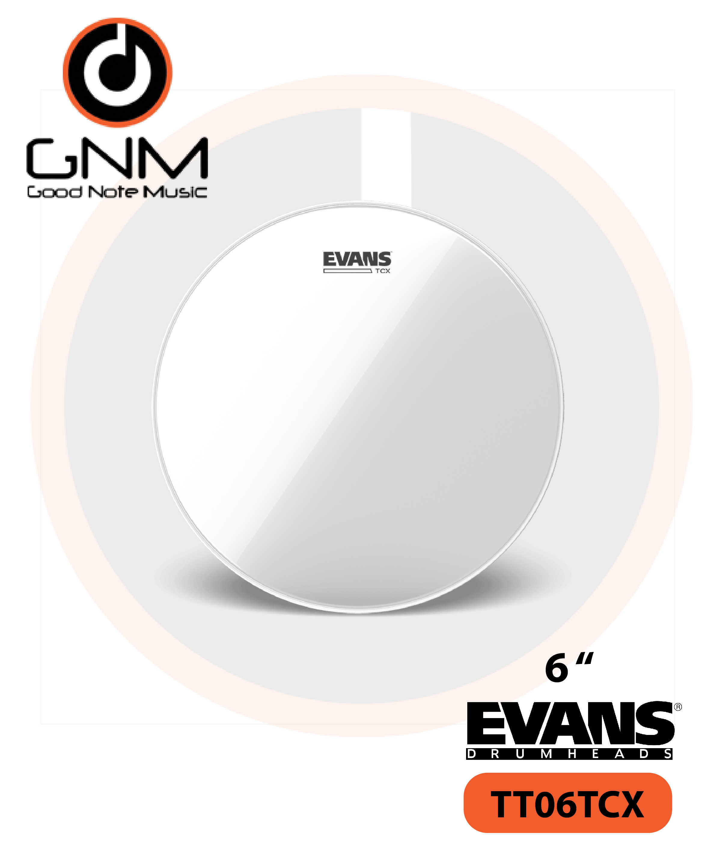 หนังกลอง EVANS TT06TCX Marching Tenor