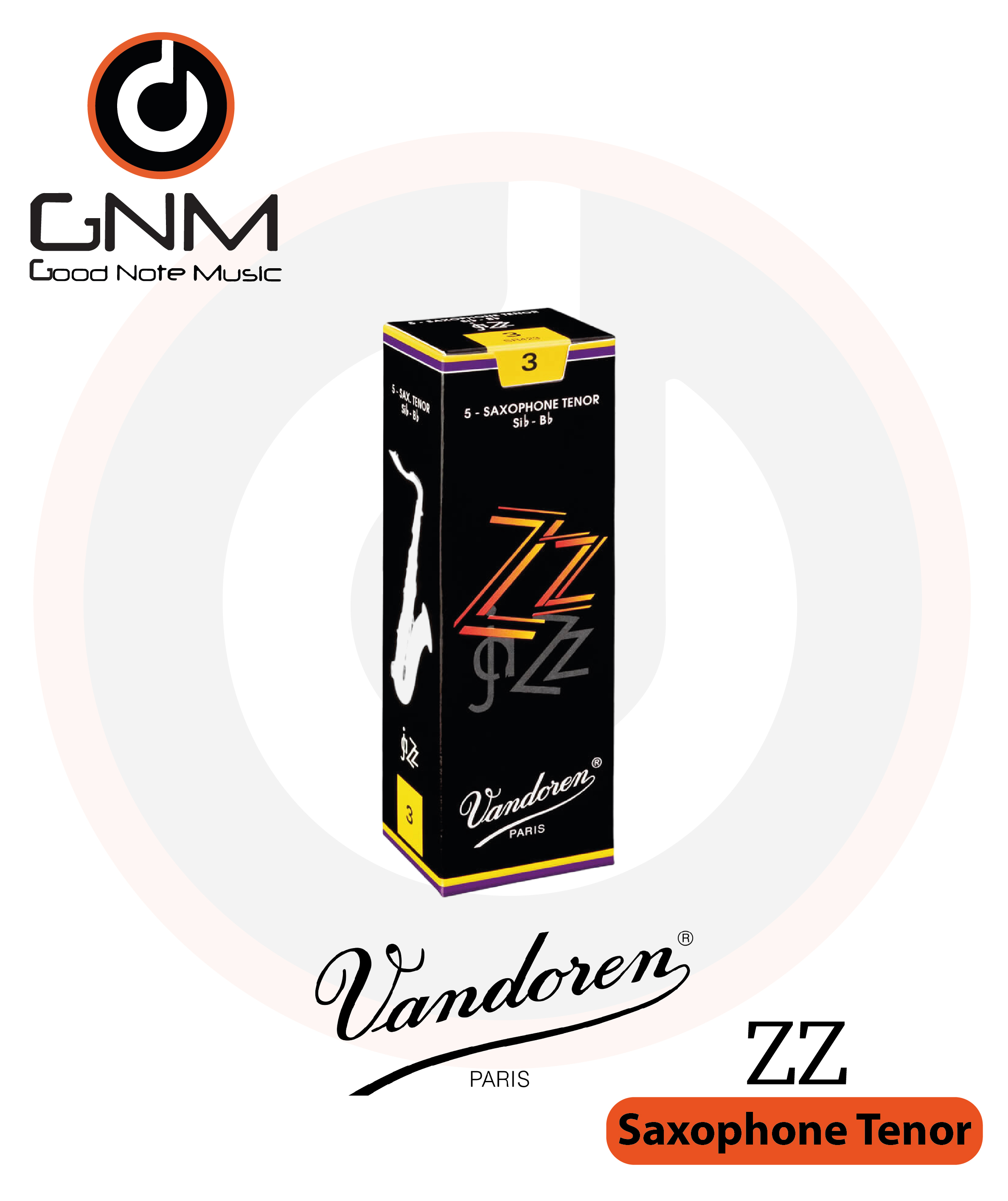 Vandoren Jazz Tenor Saxophone Reeds ลิ้นเทเนอร์แซกโซโฟนรุ่น Jazz (1 ชิ้น)