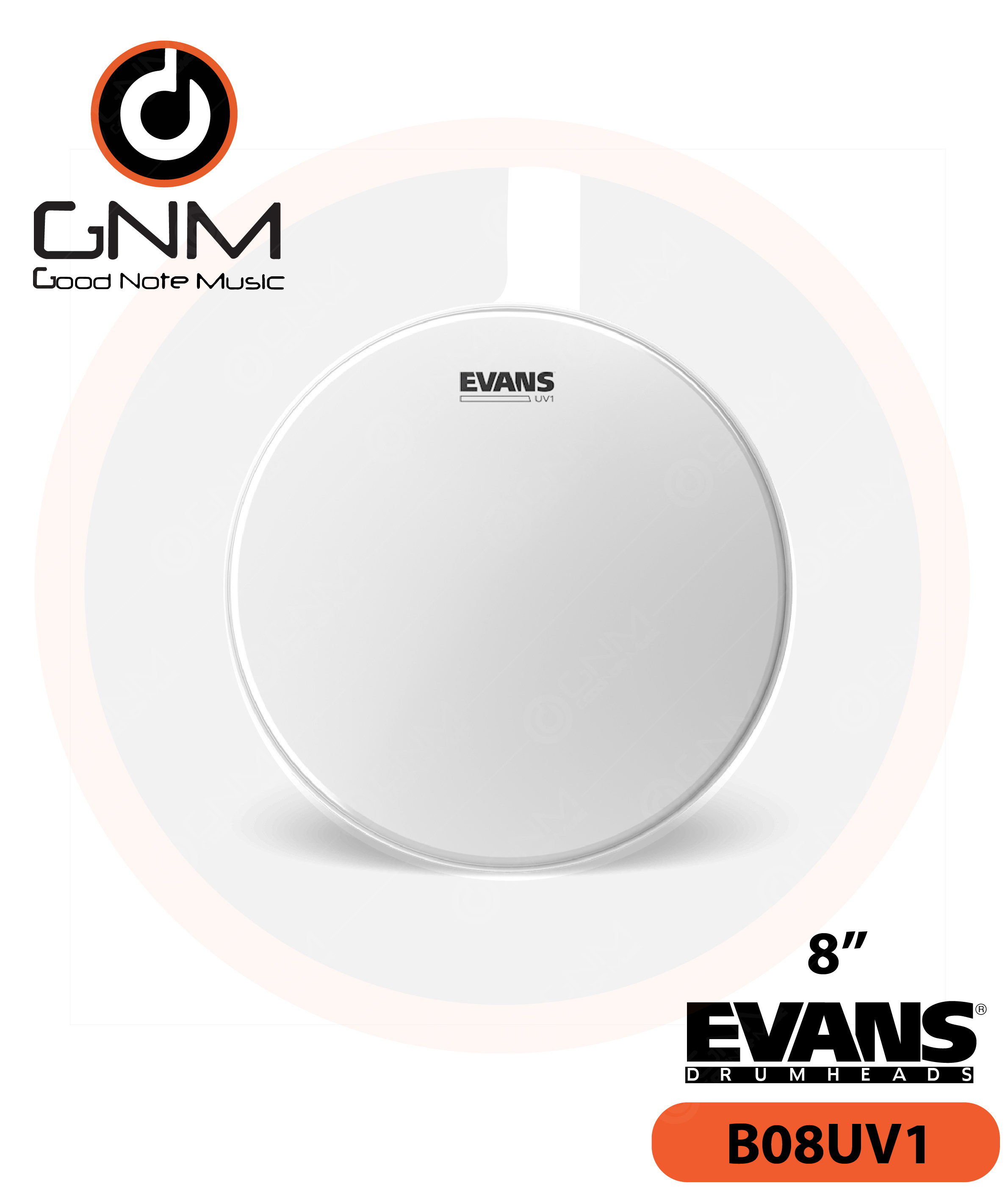 หนังกลอง EVANS B08UV1 Tom