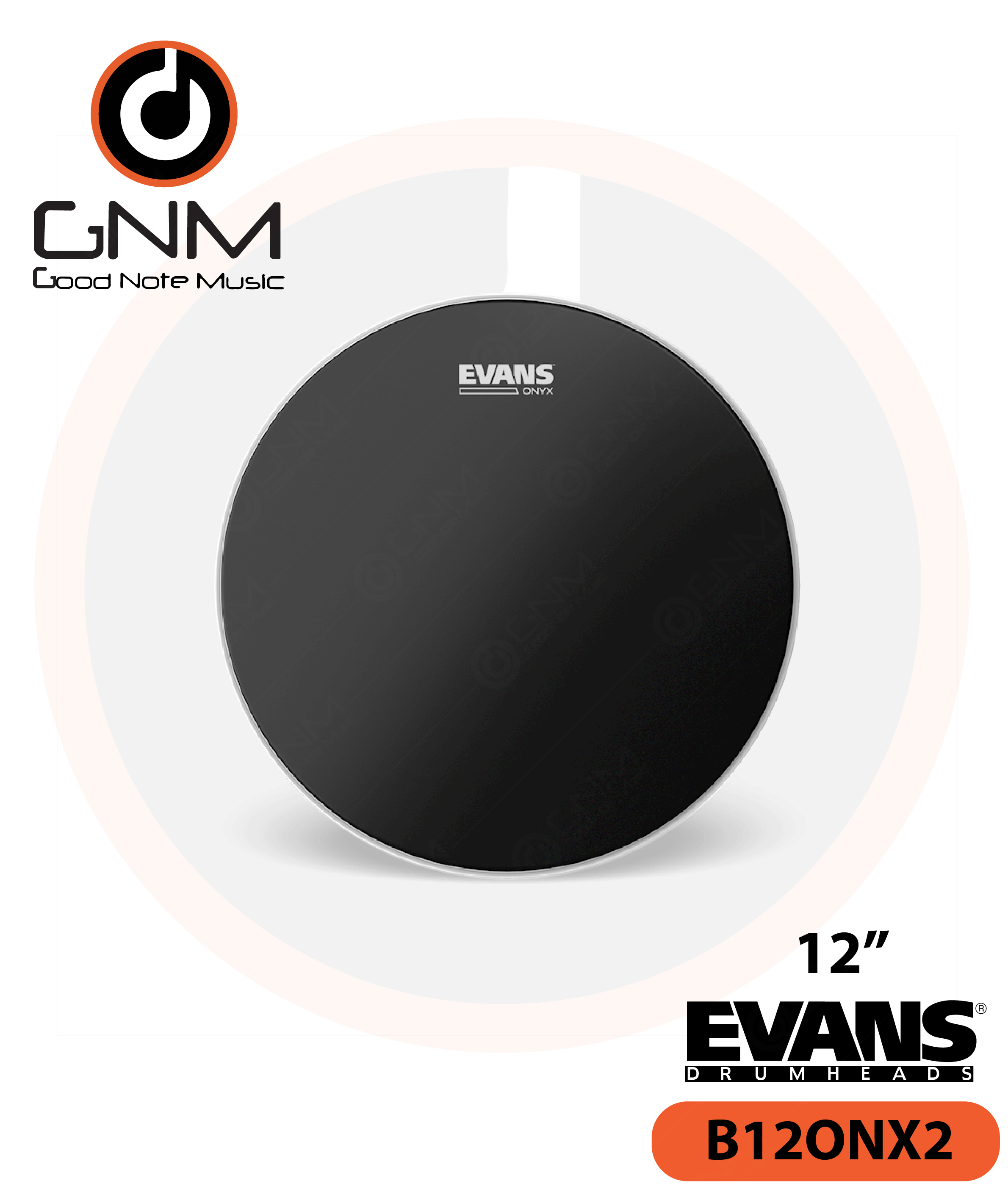 หนังกลอง EVANS B12ONX2 Tom