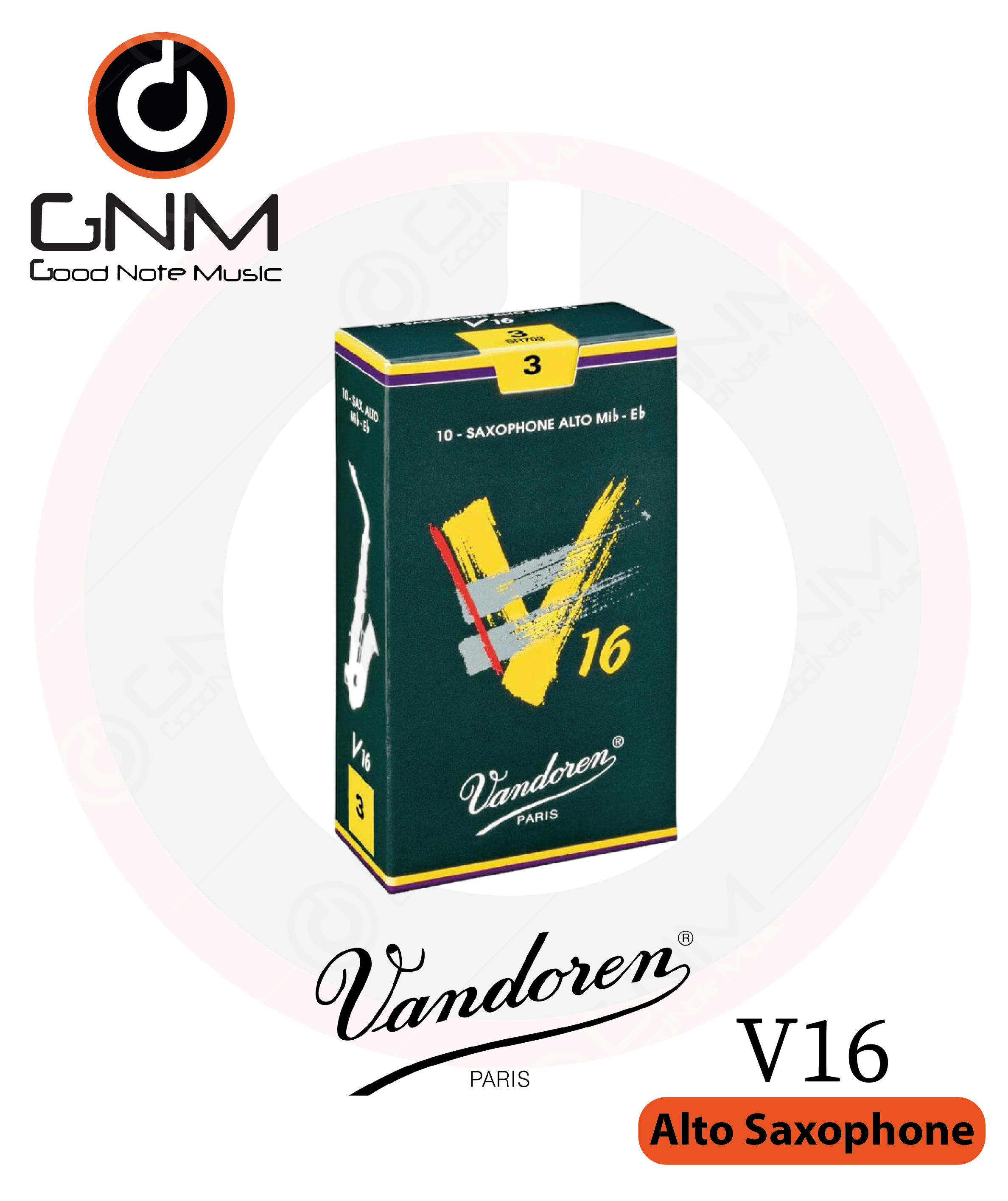 Vandoren v16 Alto Saxophone Reeds ลิ้นอัลโตแซกโซโฟนรุ่น v16 (1 ชิ้น)