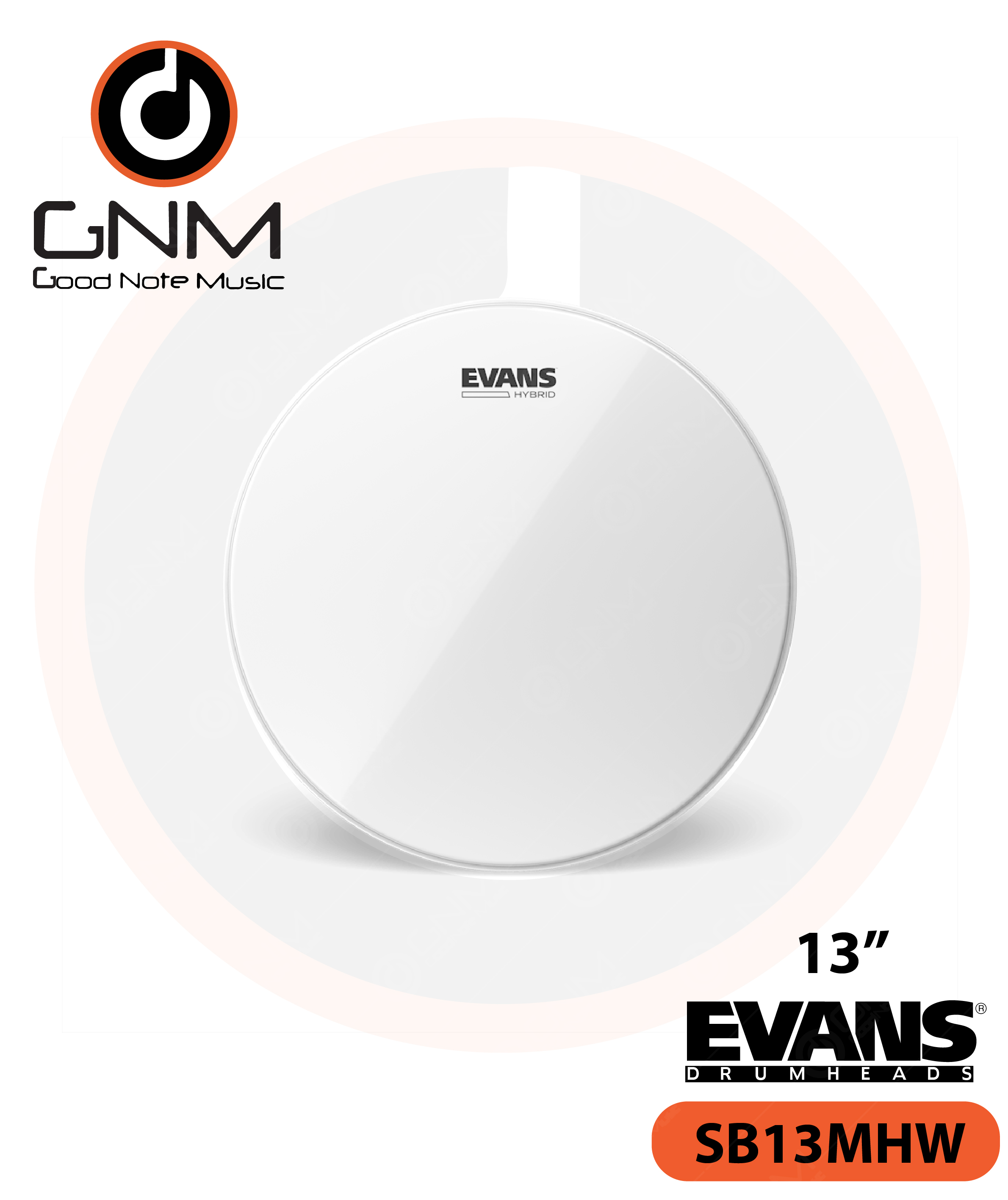 หนังกลอง EVANS SB13MHW Marching Snare