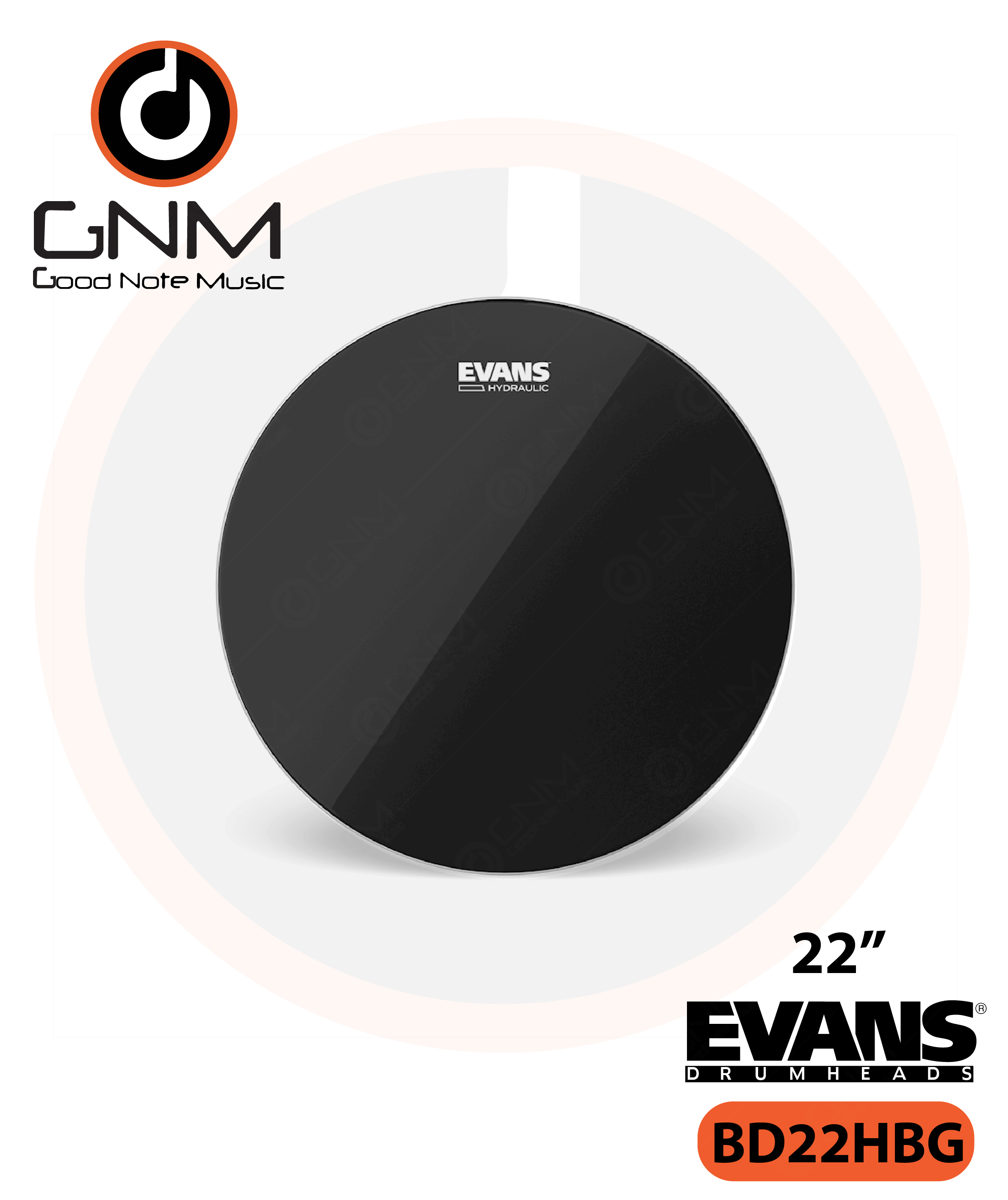 หนังกลอง EVANS BD22HBG Bass Drum (ด้านตี)